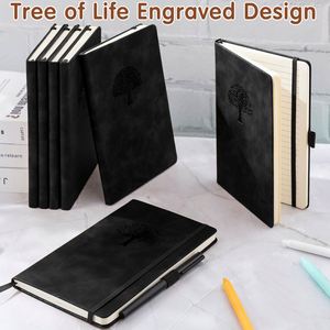 A5 Hardcover Leather <b>Journal</b> Notebook with Elastic Strap 100 Sheets Gift Edition - Product Image 2