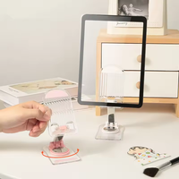 Support de téléphone de bureau rotatif universel anti-secousse à 360 °, léger et rétractable