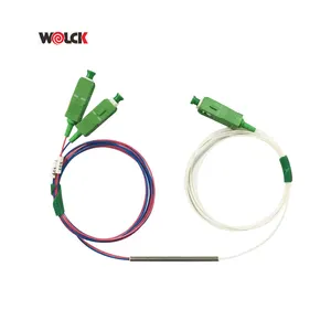 Wolck Fiber optik çelik boru Splitter kutusu 2/4/8/16 yolları SC/APC optik PLC ayırıcı