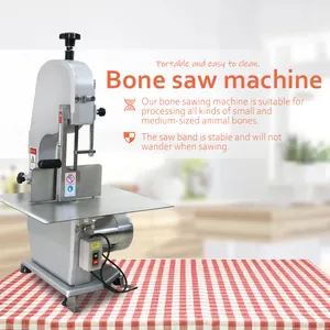 Máquina comercial de corte rápido de ossos, cortador elétrico de carne congelada, trotador/costelas/peixe/carne/máquina de corte de carne