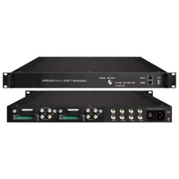 Modulador DVB-T con 4 Sintonizadores FTA 4 CAM/CI, Entrada Multimodo, Salida RF/IP, 256 PID Remapping, Transmodulador de Cabecera