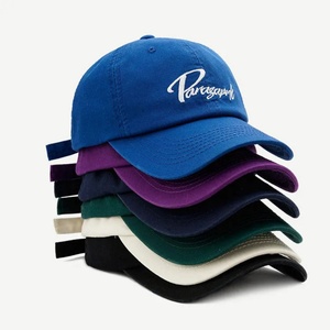 Casquette de baseball unisexe en velours côtelé non structurée à 6 panneaux, broderie de lettres et motifs fruités, imperméable, style sportif, avec boucle métallique, haute qualité - Product Image 1