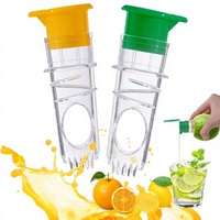Presse-citron manuel, extracteur de jus d'agrumes, presse-agrumes portable à vis pour oranges et citrons