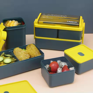 Best Selling Insulated Stainless Steel Single Tier School Lunch <b>Box</b> Set 3PK Heatable Leak Proof Food Container for Newborn - Product Image 2