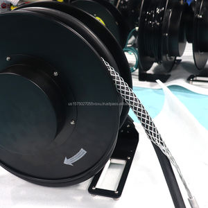 Enrouleur de câble à ressort rétractable pour câbles CAT5E et DMX, cordon d'alimentation 16A, utilisation pour équipement industriel - Product Image 1