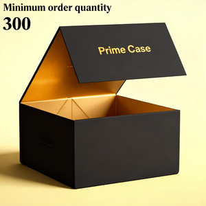 Bán buôn cao cấp từ các tông hộp đen biểu tượng tùy chỉnh gấp Hộp quà tặng với logo - Product Image 1