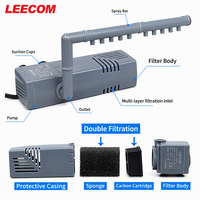 LEECOM Filter Akuarium Internal Berkualitas Premium Grosir, Filter Tangki Ikan Ultra-Senyap, Pasokan Pabrik