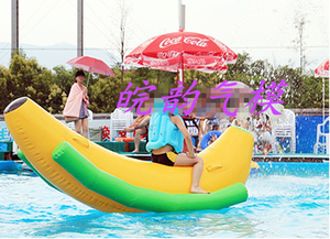 เรือกล้วยเป่าลม PVC แพยางลอยน้ำ แทรมโพลีน ซีซอว์ ลูกบอลเดินบนน้ำ ลูกกลิ้งสำหรับเช่าเล่นกีฬาทางน้ำในทะเลสาบและมหาสมุทร - Product Image 6