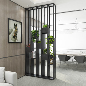 Estantería de Estilo Industrial Nórdico, Simple, de Hierro, para el Hogar, Oficina, Sala de Estar, Restaurante, Bar, Biombo Separador - Product Image 1