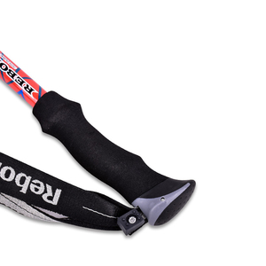Bastón de Trekking Plegable aleación de aluminio cinco ultraligero telescópico al aire libre ultra corto <span class=keywords><strong>trail</strong></span> running muleta bastón - Product Image 3