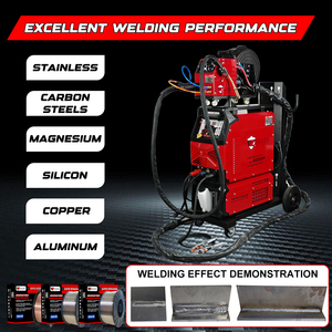 Máquina de Soldadura de Doble Pulso ZELDA 500 Synergic para Aluminio 220V 380V Industrial GMAW - Product Image 3