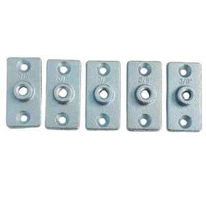 Mạ kẽm ba lỗ kết nối tấm kết nối mảnh cố định cài đặt cơ sở treo tấm - Product Image 3