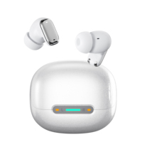 Écouteurs intra-auriculaires sans fil Brightblue True Wireless 5.4 avec indicateur LED, étanchéité IPX4, contrôle tactile, son stéréo, ajustement personnalisé, Type-C