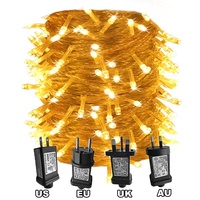 Vente chaude 1.5X1.5M 2X2M 3X2M LED Net Noël Vacances Éclairage Guirlande Rideau Fée Chaîne De Mariage Fête De Pêche Net Lumières
