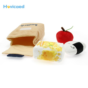 Custom Lunch Bag apple Egg Milk <b>Plush</b> Squeaky Custom <b>Plush</b> Dog Toy - Product Image 6
