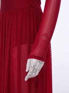 Vêtements de danse pour femmes en gros : Combinaison de danse latine et lyrique à jambes larges avec culotte intégrée, une pièce - Product Image 5