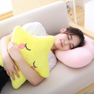 Kawaii bambini che dormono nuvola stella <span class=keywords><strong>luna</strong></span> giocattoli di peluche personalizzato cuscino per il pisolino per l'ufficio - Product Image 3