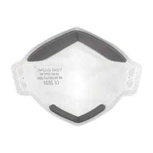 定制批发Ce EN149认可口罩防尘口罩一次性FFP3一次性呼吸口罩