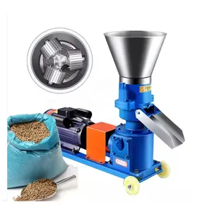 Mini động vật Gà làm Thức ăn viên Máy Nghiền cá gia súc hạt pelletizer chế biến lợn sản xuất gia cầm