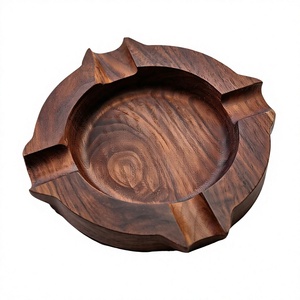 Lockable Outdoor Wooden Round Morden Luxury Desktop Ashtray <b>Cigarette</b> <b>Bin</b> in Communal Smoking Areas - Product Image 4
