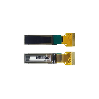 [Envío Rápido] Pantalla OLED Monocromática Estrecha de 0.69 Pulgadas 96x16, Interfaz I2C de 14 Pines, Módulo LCD PMOLED Monocromático SSD1306BZ