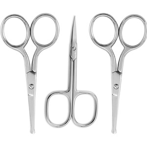 Ciseaux à ongles de 3,5 pouces en acier inoxydable pour femmes, ciseaux de beauté pour le maquillage et la coupe des ongles - Product Image 1