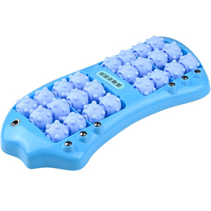 Pemijat kaki berbentuk ikan, rol manik-manik magnetik titik akupuntur untuk terapi kesehatan rumah dan relaksasi kaki - Product Image 1