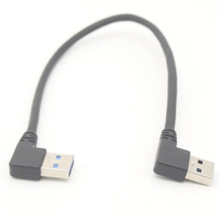 Câble USB 3.0 coaxial plaqué or en PVC mâle-mâle pour haut-parleurs, moniteurs, boîtiers de disques durs, microphones, charge rapide et transfert de données