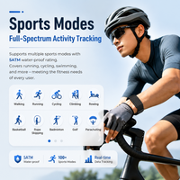 Bracelet intelligent sans écran 2026, moniteur d'activité physique et de santé portable, suivi du sommeil, montre de sport étanche 5 ATM, IA Santé