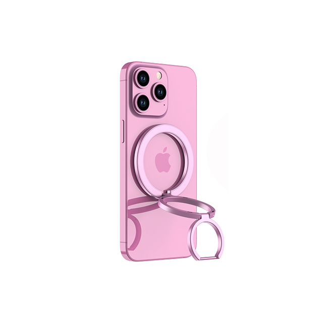 Adjustable Cell Phone Grip Finger Ring Kickstand Magnetic Phone Ring Holder for iPhone 17 16 15 14 13 12 Pro Max Plus