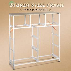 Meuble de rangement mural multi-niveaux en tissu, style européen, 5+ tiroirs, pour salon, jouets et articles divers - Product Image 4