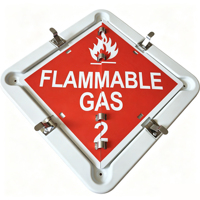 Plaque de signalisation de transport de marchandises dangereuses en aluminium thermolaqué, norme US EU AU, avec numéroment
