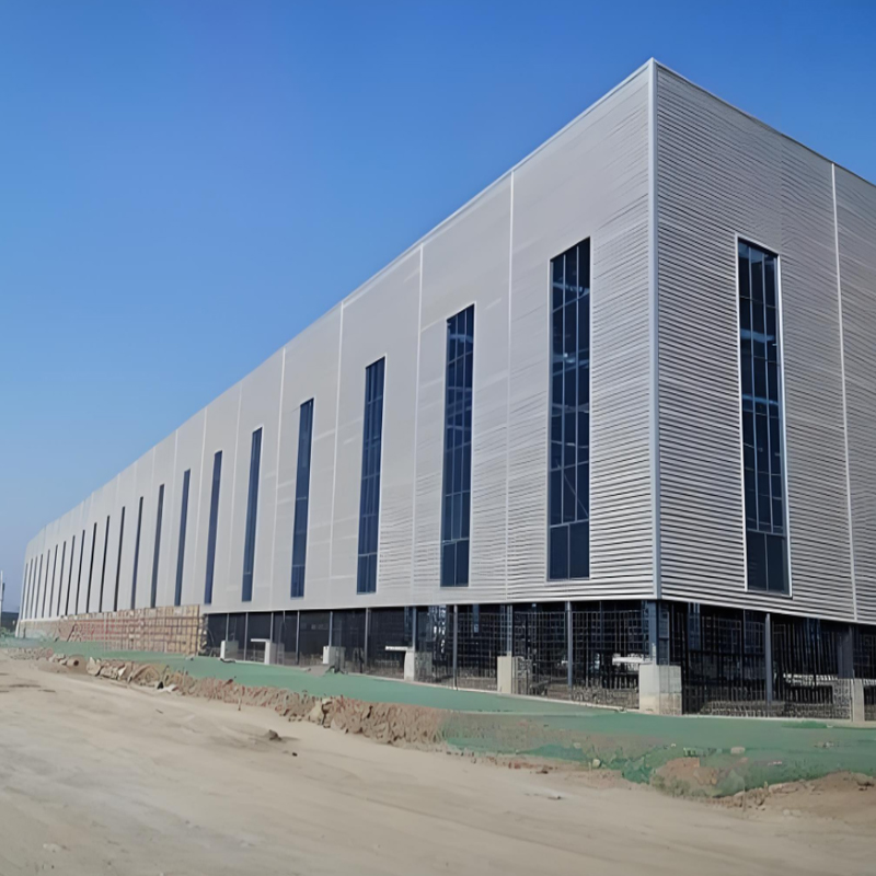 Lightweight Prefab House Prefabricated Steel Structure Warehouse Workshop Hangar Building for Workshop Hangar Warehouse Use