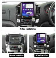 NaviFly Android System navigation GPS de voiture pour Hyundai H1 2017-2018 avec ventilateur de refroidissement voiture jouer auto