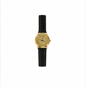 GBHW Classic <b>Watch</b> Gold <b>Black</b> 's Quartz Wristwatch Featuring Stainless Steel Case Leather Band Elegant Luxury Style - Product Image 5