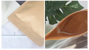 Busta Doypack Stand-Up in Carta Kraft Marrone con Chiusura a Zip Richiudibile e Termosaldabile <span class=keywords><strong>per</strong></span> Confezionamento e Conservazione Alimenti - Product Image 4