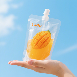 Nhà Máy Tùy Chỉnh Bán Buôn Nhựa Vòi Túi Tái Sử Dụng 100Ml 250Ml 500Ml Vòi Túi Cho Nước Ép Trái Cây Và Chất Lỏng Lưu Trữ - Product Image 2