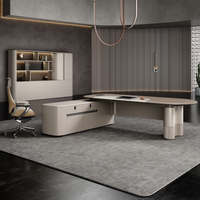 Bureau de direction unique de haute qualité meubles de gestion de conception moderne belle table de bureau de direction de style panneau