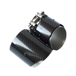 Nhà Máy giá phổ sợi carbon Clamp-on thể thao xe exhaust tip Chất lượng cao ống xả - Product Image 2