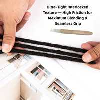 Dreadlocks Afro Kinky, Extensions de Locs Remy 4-24 pouces, Cheveux Humains Naturels Sans Produits Chimiques, Vente en Gros