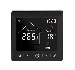 M2 termostat yerden ısıtma programlanabilir ultra geniş LCD ekranlı termostat sıcaklık kontrol cihazı