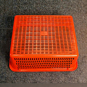 Pearl River Eco-Friendly PE <b>Plastic</b> Rectangular <b>Colander</b> Set Bpa Free Drain Basket for Kitchen One Step Cleaning and Draining - Product Image 1