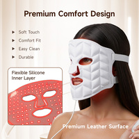 Masque de luminothérapie LED pour le visage et le cou EYCO Silicone 415NM 850NM 630NM