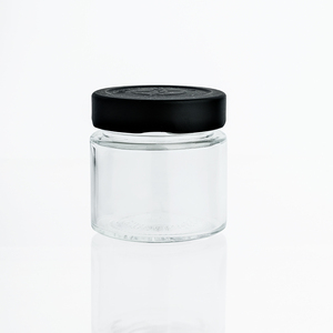 Bocaux en verre à fond profond en gros 500ML 380ML avec couvercle - Product Image 1