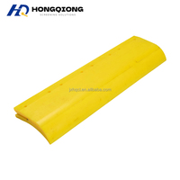 Lame de grattoir en polyuréthane Hongqiong à faible bruit, résistante aux chocs, à bord souple, anti-rayures, pour criblage minier, personnalisable