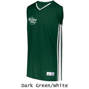 Ensembles de maillots de basket-ball personnalisés respirants pour équipes, style rétro américain, en mesh, pour adultes - Product Image 4