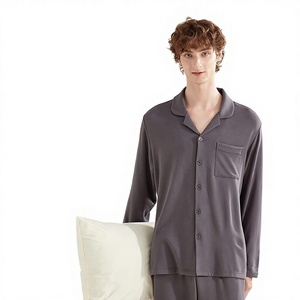 <span class=keywords><strong>Pigiama</strong></span> di Alta Qualità Traspirante e Confortevole, Pantaloni da Notte per <span class=keywords><strong>Uomo</strong></span>, Autunno Inverno, Maniche Lunghe, Foderati in Pile, Termici Imbottiti - Product Image 5
