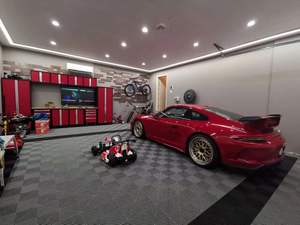 กระเบื้องพื้นเป็นของแข็งแผ่นพลาสติก PP สำหรับโรงรถกระเบื้องกันลื่นกันน้ำ - Product Image 5