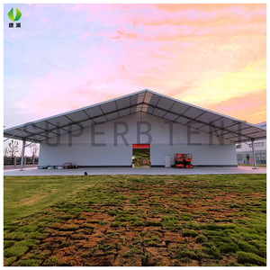 Carpa Excelente, Carpa Grande Tipo Almacén, Cubierta Rectangular de PVC, Estructura Metálica, Solución de Almacenamiento Industrial Móvil - Product Image 2