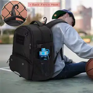 Custom Gym Sports Bag With Bottle Holder Volleyball Soccer Basketball Sports Bag